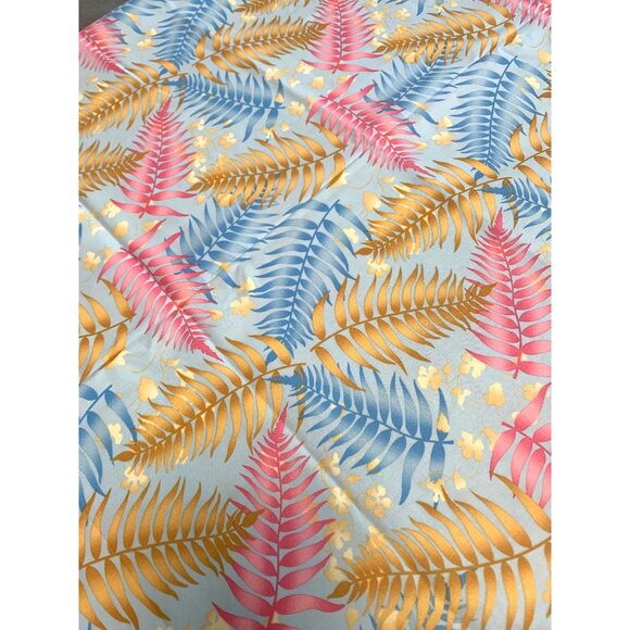 Hoffman California Eco Friendly Fabric Tropical Foliage Design 100% Cotton 1yd 1 - Picture 1 of 13